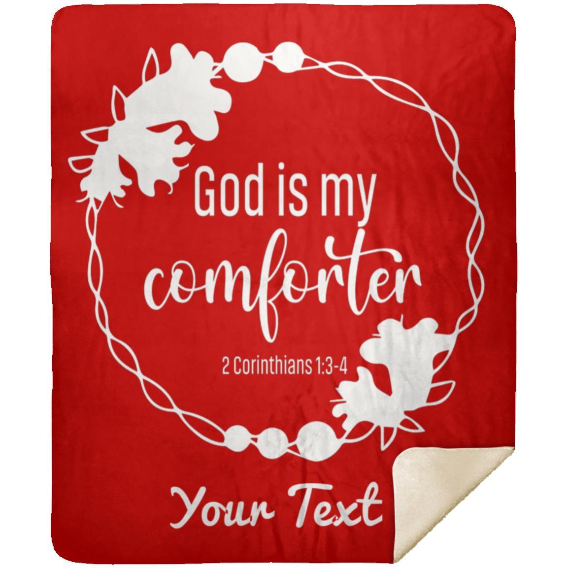 God is My Comforter - Premium MINK SHERPA