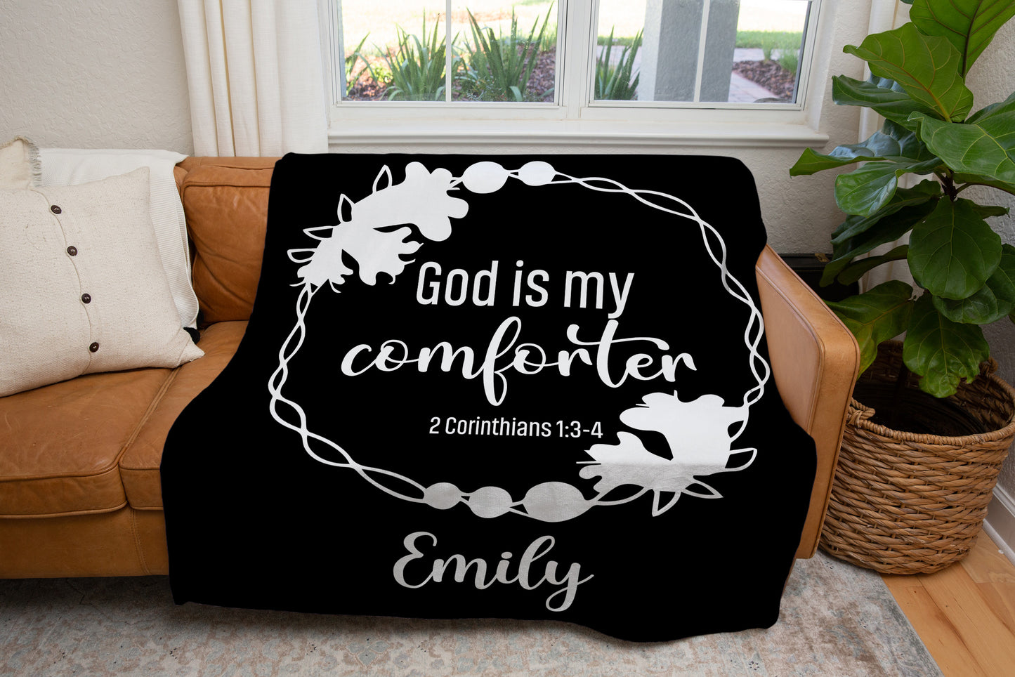 God is My Comforter - Premium MINK SHERPA