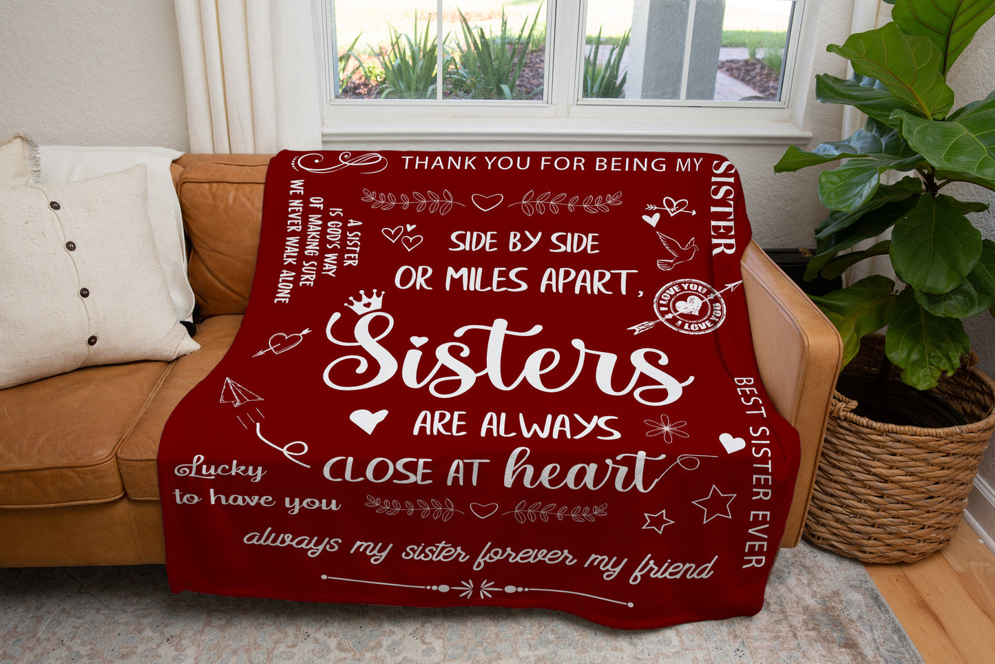 Sisters - Premium MINK SHERPA Blanket