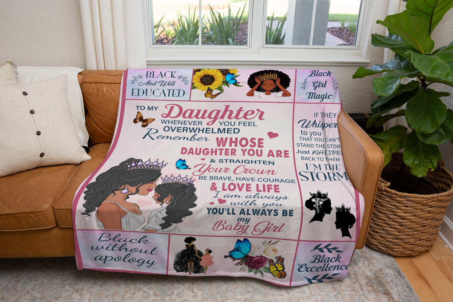 Daughter Remember - Premium MINK SHERPA Blanket