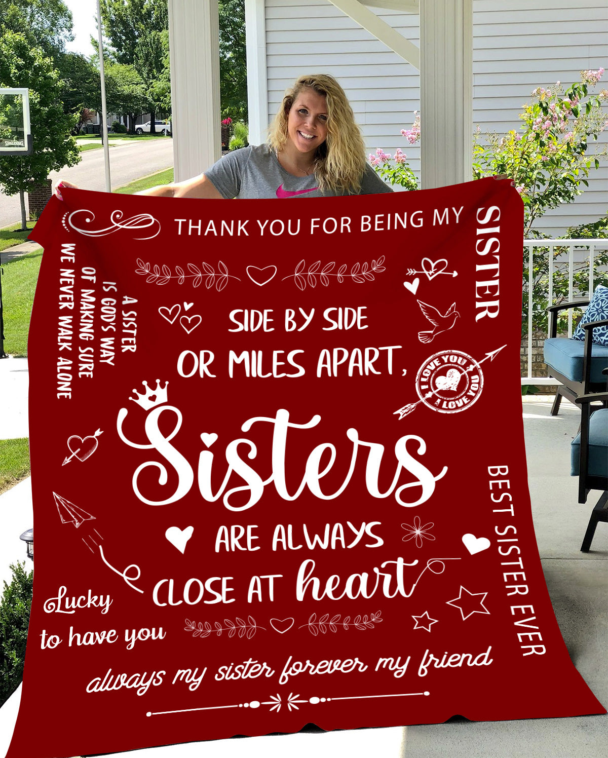 Sisters - Premium MINK SHERPA Blanket