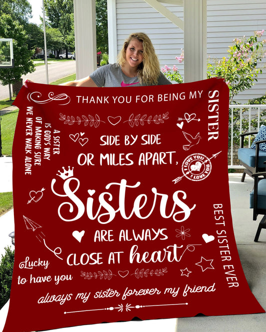 Sisters - Premium MINK SHERPA Blanket
