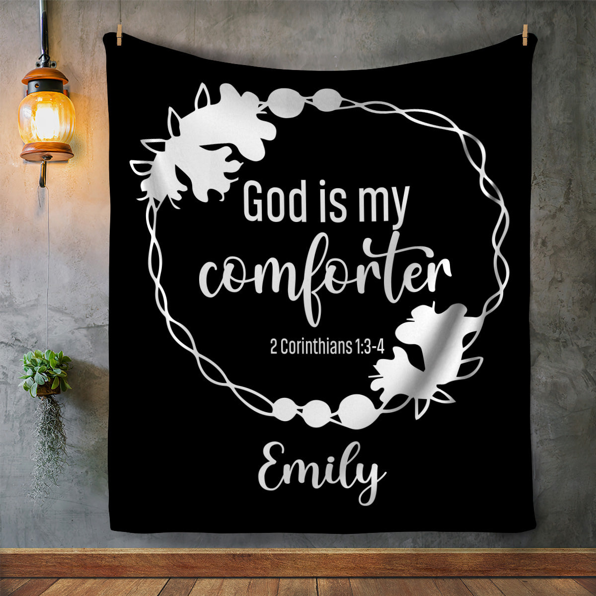 God is My Comforter - Premium MINK SHERPA