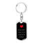KEY CHAIN - "You're the Best" - BLACK