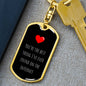 KEY CHAIN - "You're the Best" - BLACK