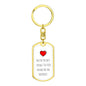 KEY CHAIN - "You're the Best" - WHITE