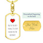 KEY CHAIN - "You're the Best" - WHITE