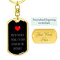 KEY CHAIN - "You're the Best" - BLACK