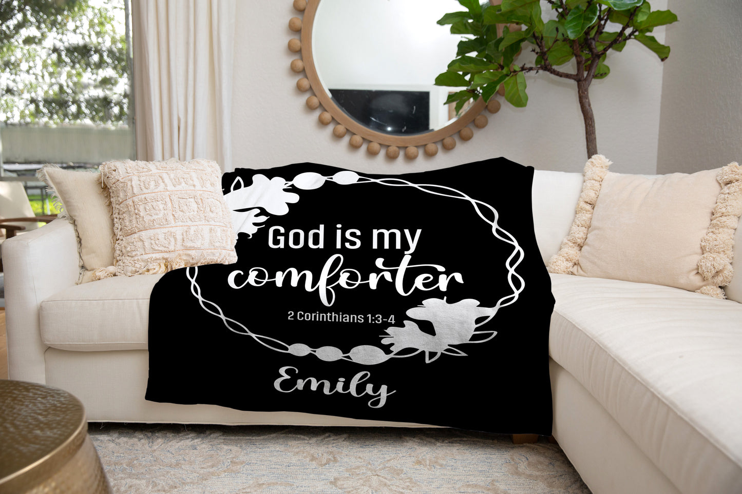 God is My Comforter - Premium MINK SHERPA