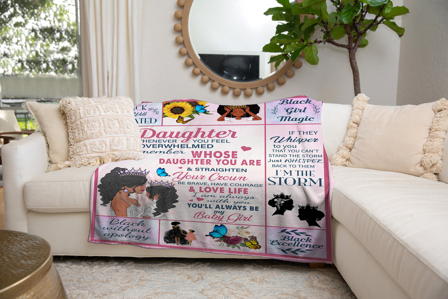 Daughter Remember - Premium MINK SHERPA Blanket