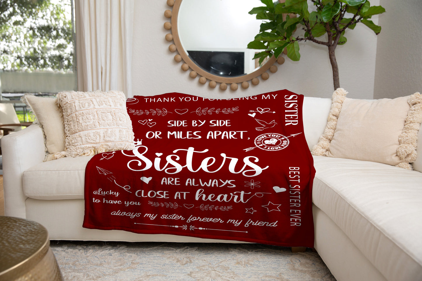 Sisters - Premium MINK SHERPA Blanket
