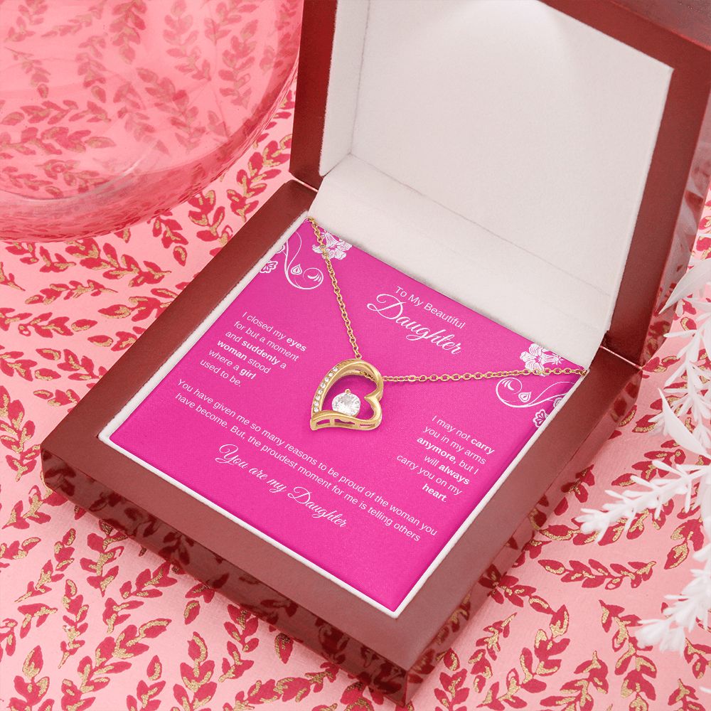 Forever Love Necklace - Pink