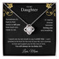 DAUGHTER - Love Knot Necklace - MOM