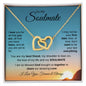 Interlocking Hearts Necklace - SUNSET