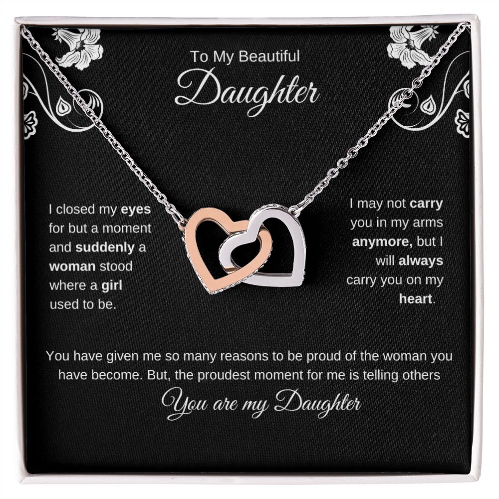 Interlocking Hearts - Black