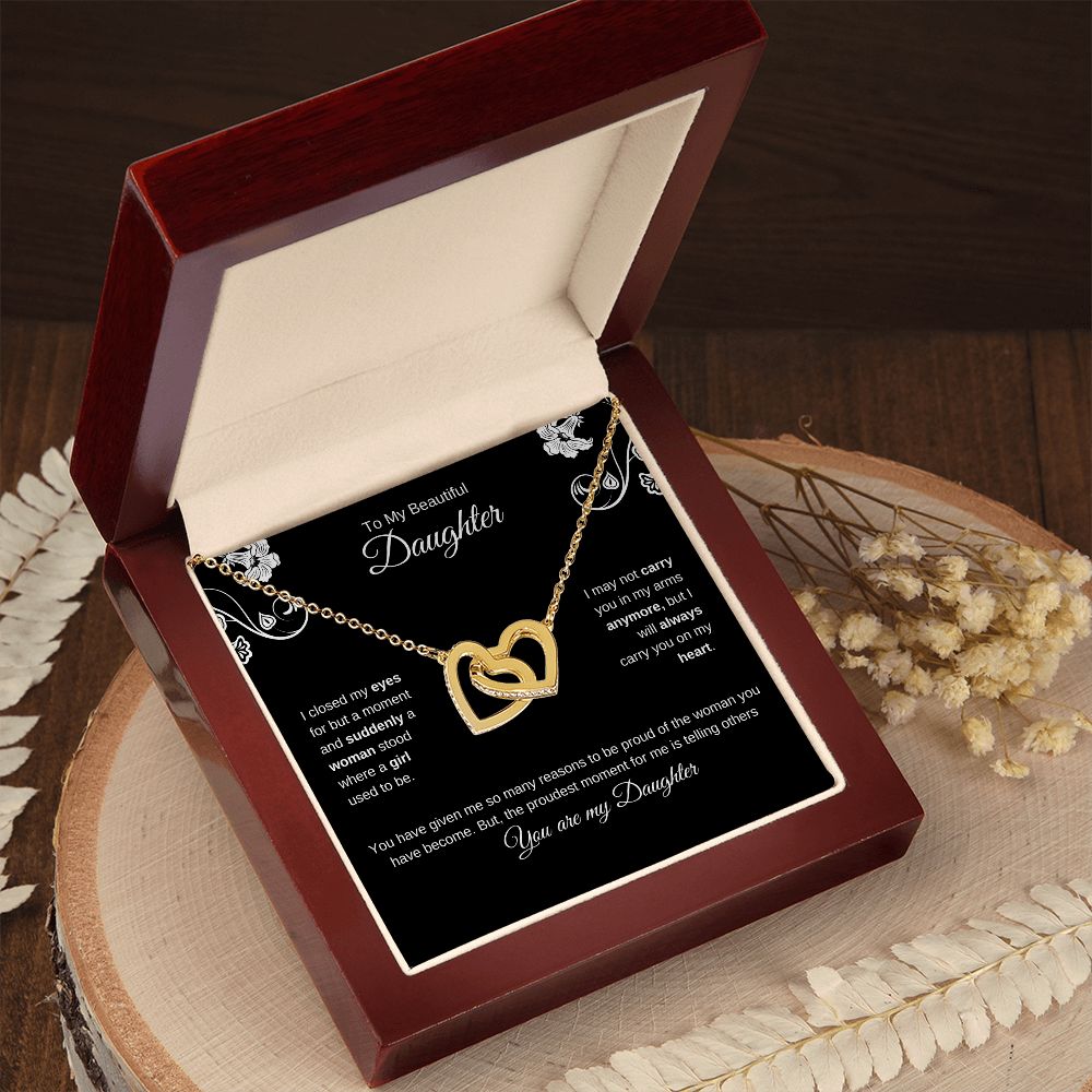 Interlocking Hearts - Black