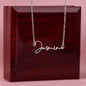 GRANDDAUGHTER - Signature Name Necklace