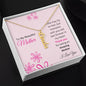 Vertical Name Necklace - MOTHER