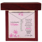Vertical Name Necklace - MOTHER