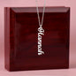 Vertical Name Necklace - Mother's Day