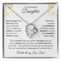 DAUGHTER - Forever Love Necklace  DAD