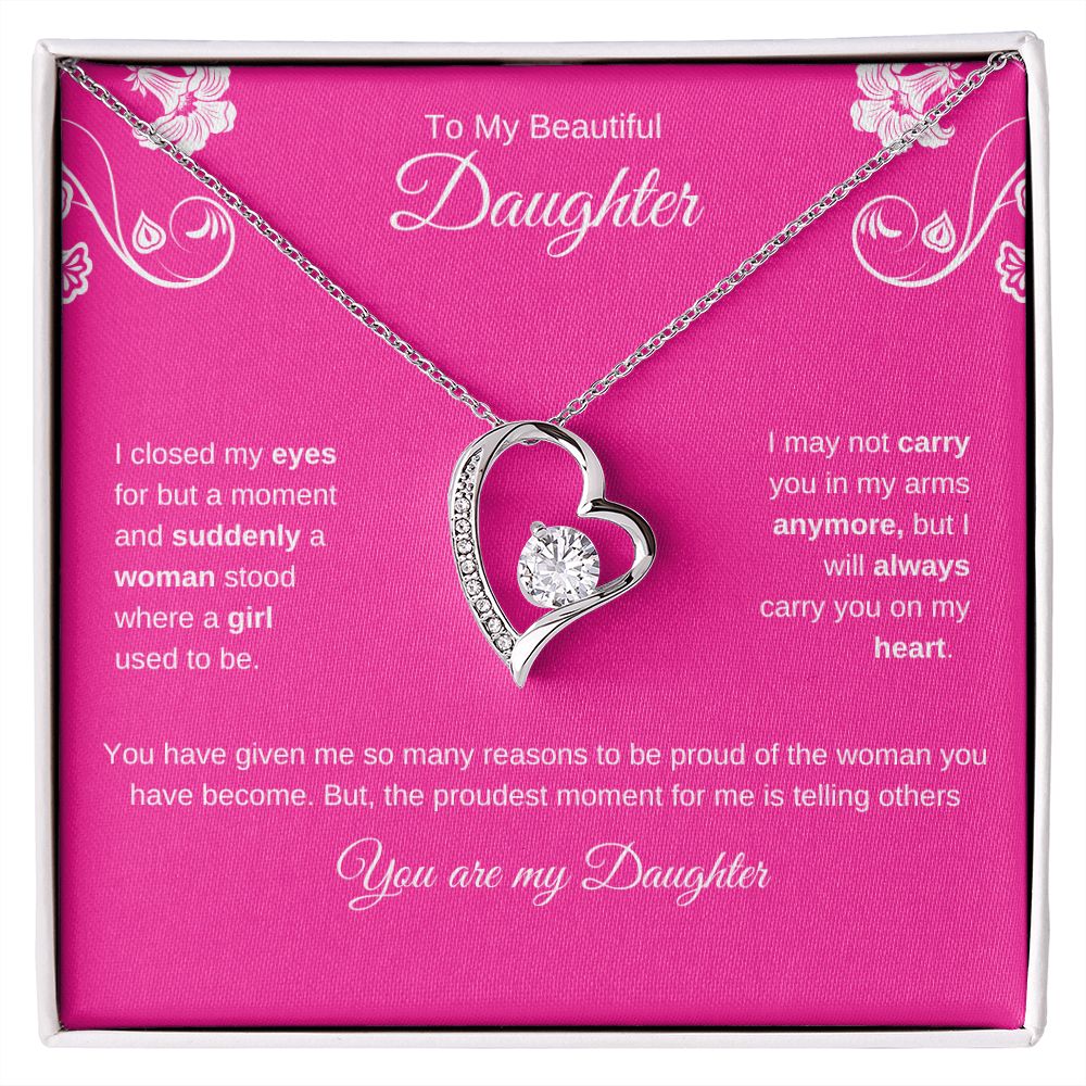 Forever Love Necklace - Pink