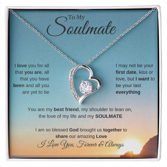 Forever Love Necklace - Sunset