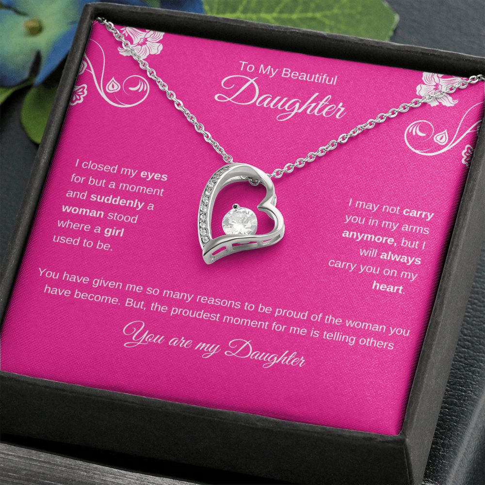 Forever Love Necklace - Pink