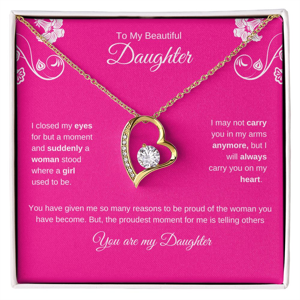 Forever Love Necklace - Pink