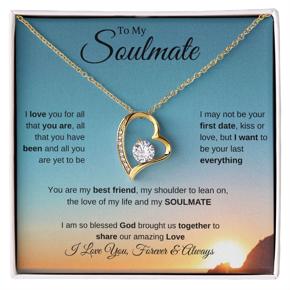 Forever Love Necklace - Sunset