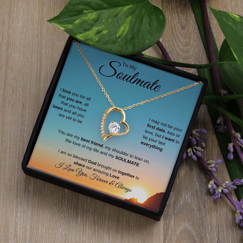 Forever Love Necklace - Sunset