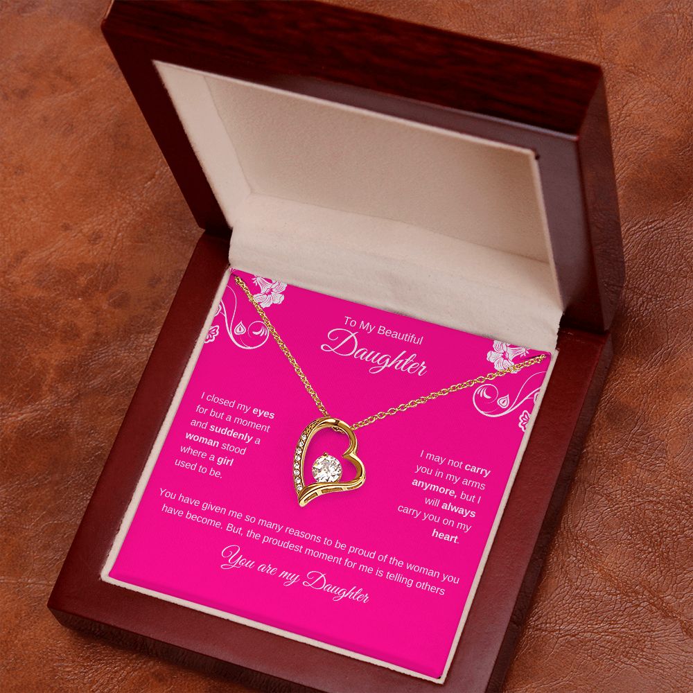 Forever Love Necklace - Pink