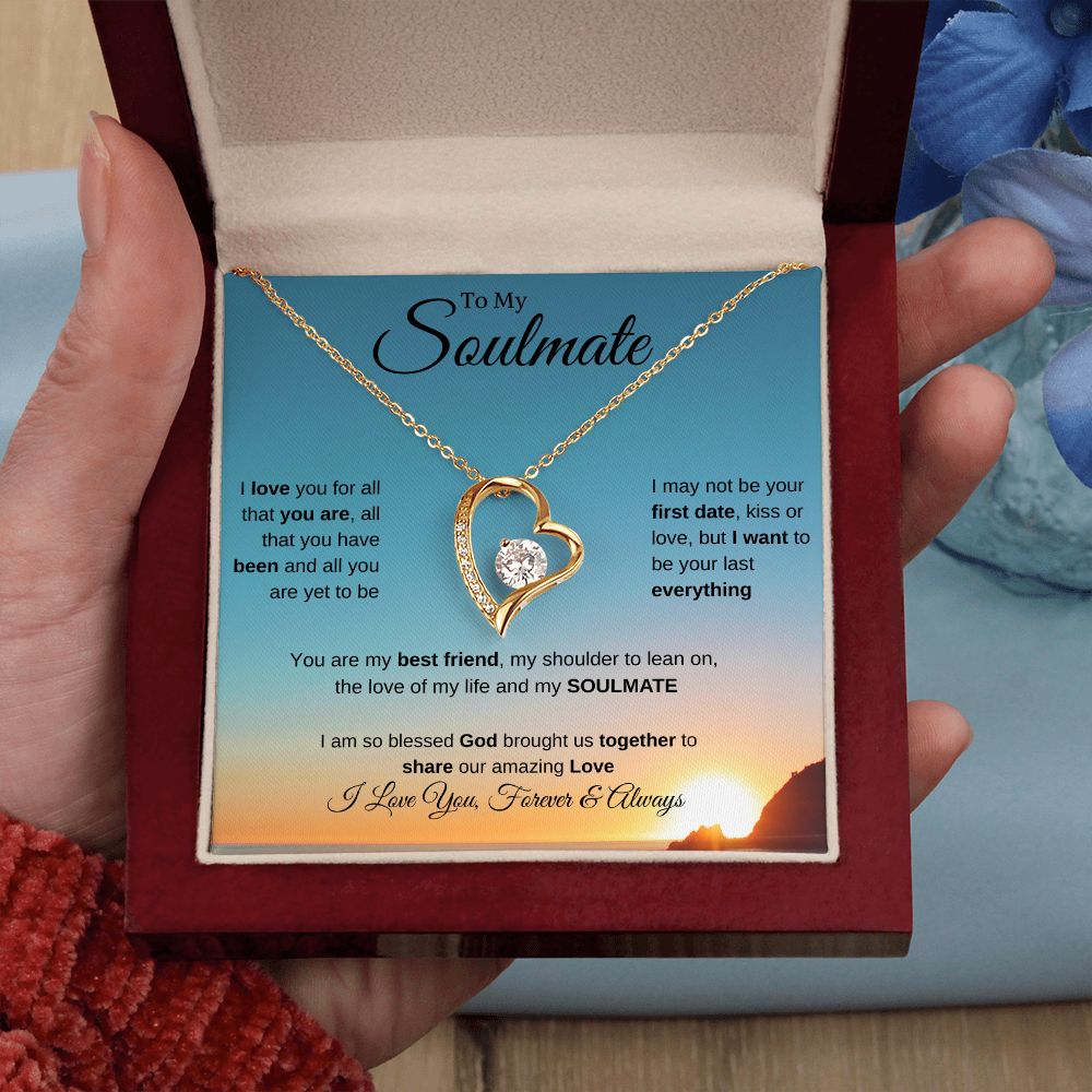 Forever Love Necklace - Sunset