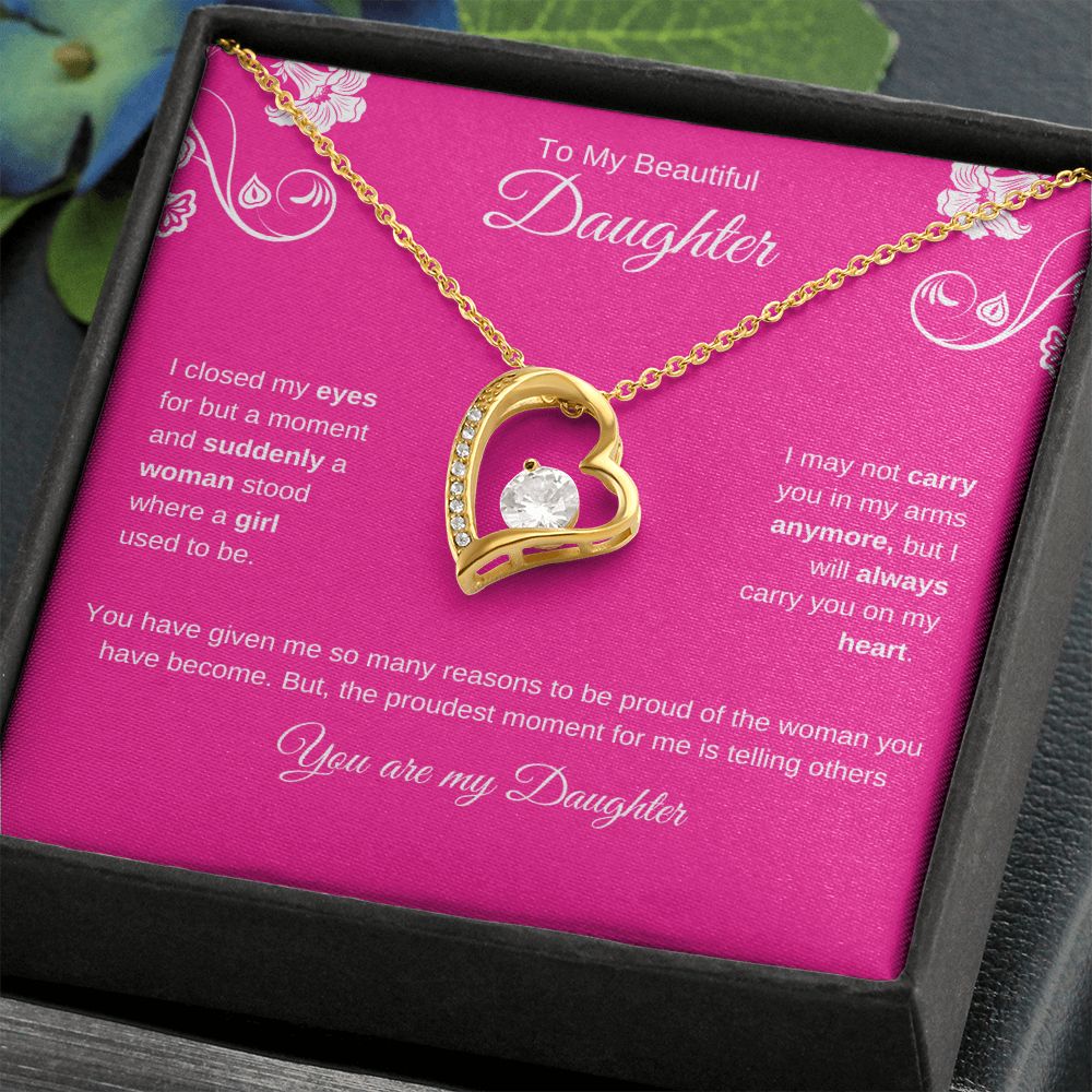 Forever Love Necklace - Pink