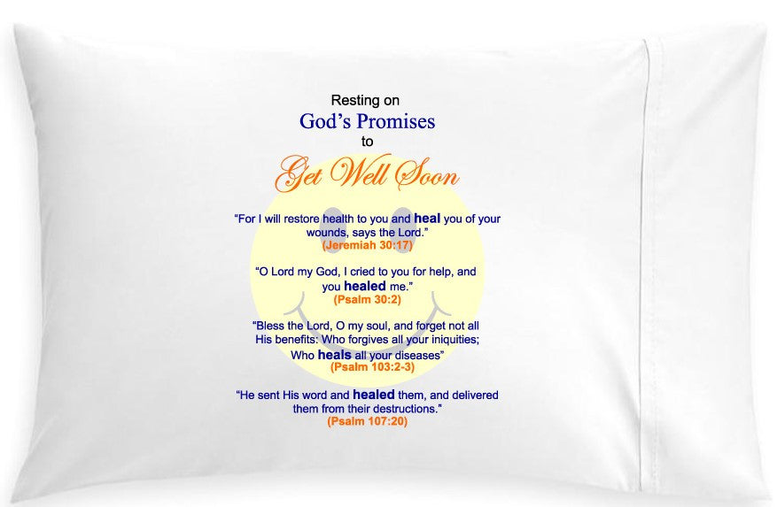 GET WELL - Pillowcase