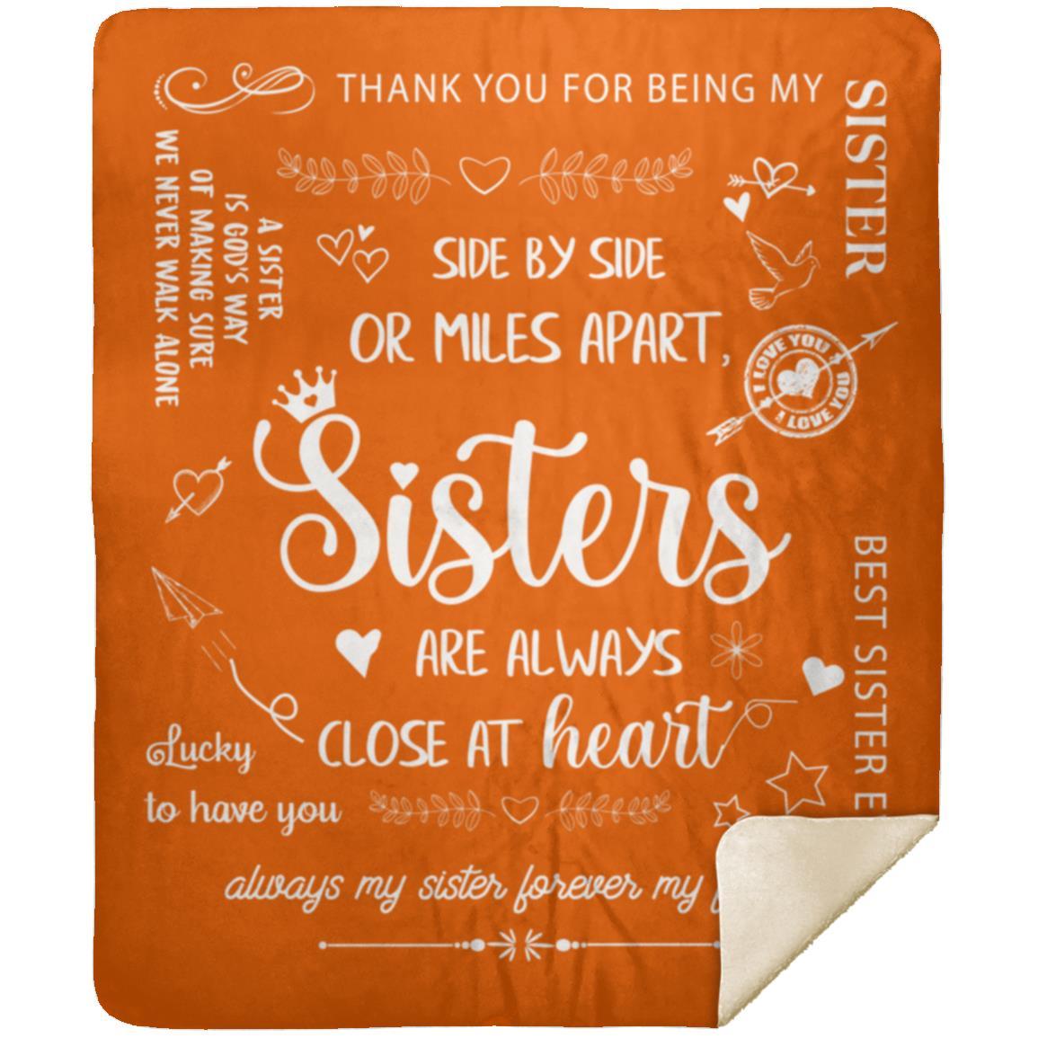 Sisters - Premium MINK SHERPA Blanket