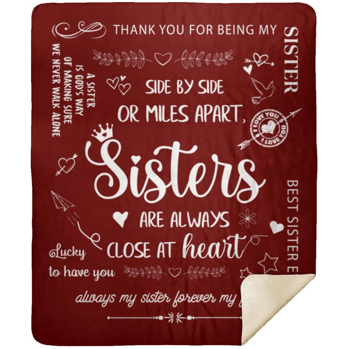 Sisters - Premium MINK SHERPA Blanket