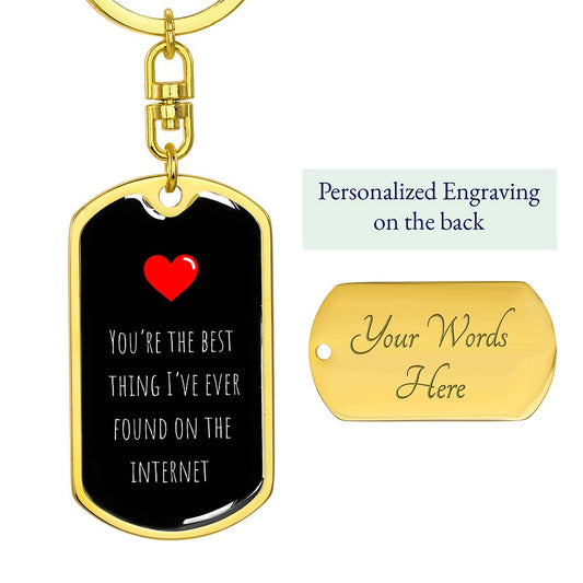 KEY CHAIN - "You're the Best" - BLACK