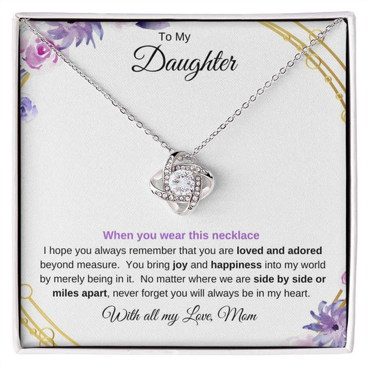 DAUGHTER - Love Knot Necklace